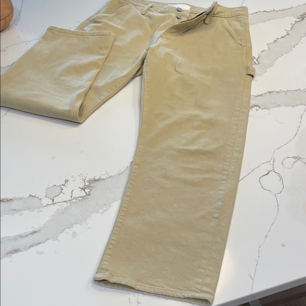 MOTHER Women Boyfriend Jeans in Tan